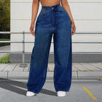 Wide Leg Boyfriend Jeans