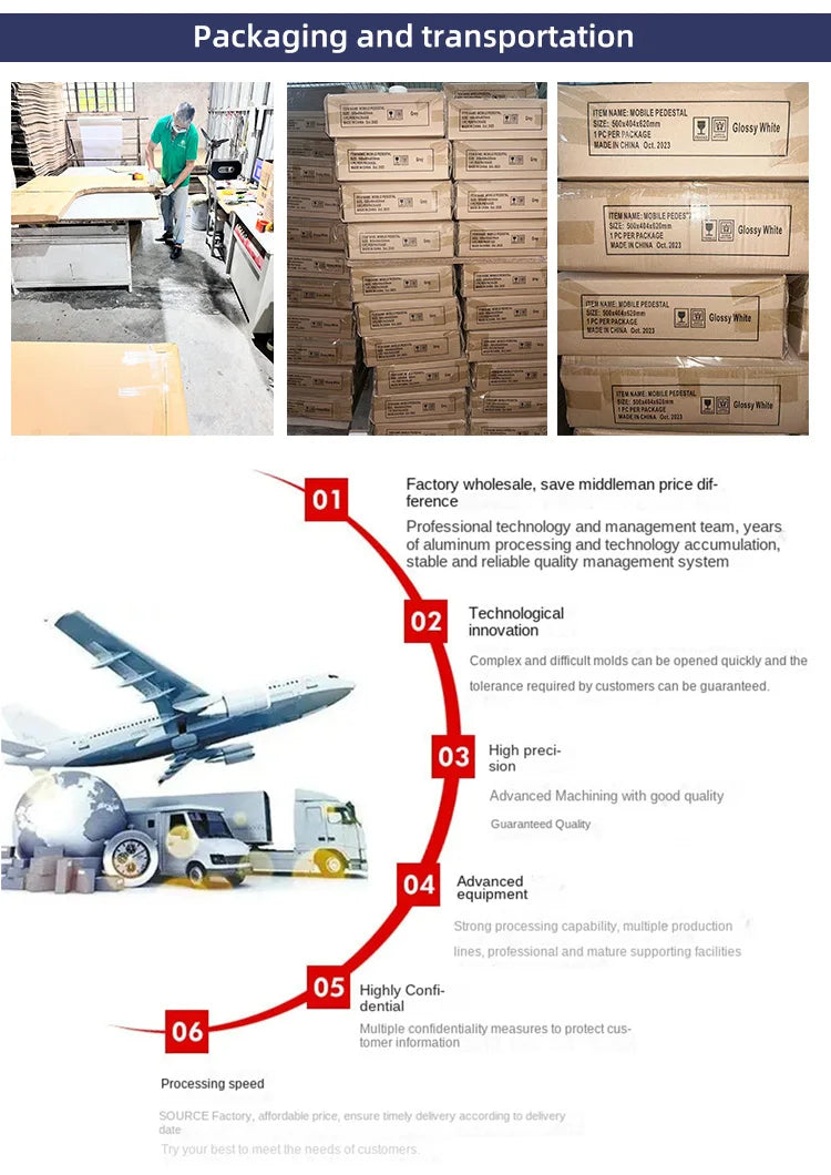 Modern Design Office Furniture Single-seat Employee Workstations Wooden Computer Desks and Office Desks with Storage Cabinets