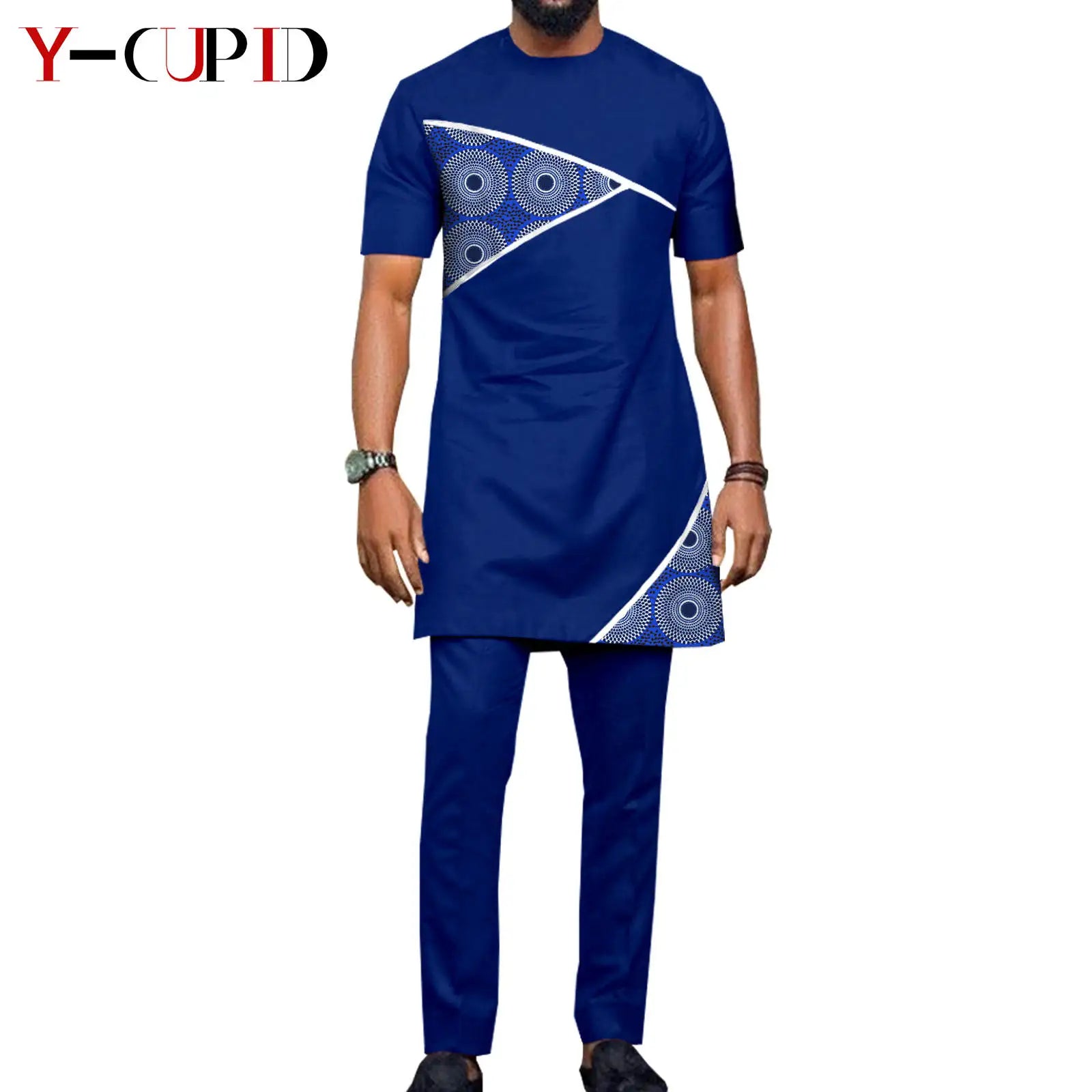 African Dresses for Women Matching Couple Outfits Bazin Riche Dashiki Slim Tassel Print Long Dresses for Party Vestidos Y23C009