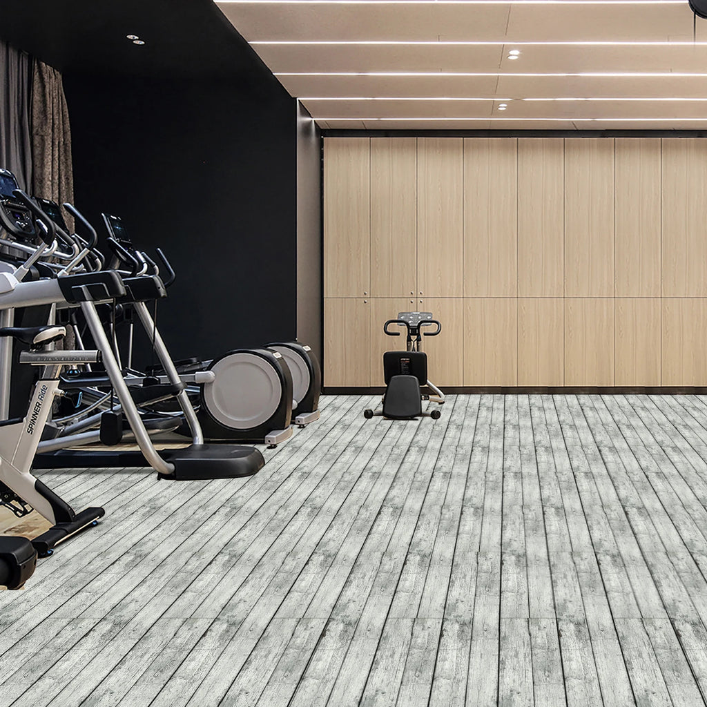 15x90cm Wood Grain Floor Sticker 0.72mm Thick Self-Adhesive PVC Waterproof Wall Stickers Kitchen Bedroom Ground Cover Decal