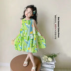 Girl's Summer Dress 2025 New Beach Dress for Summer