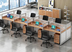 Staff Computer Desk Workstation Booth
