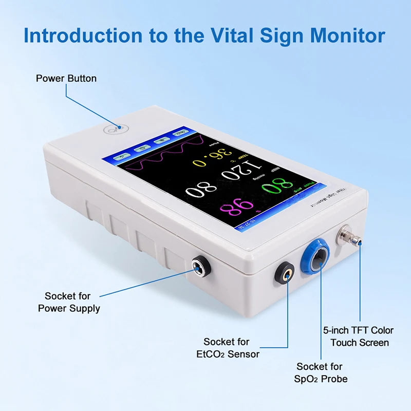 Resoxy 12.1 Digital Vital Signs Monitor