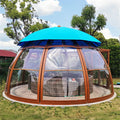 UFO Aluminum Patio Gazebo Canopy & Pergola for Outdoor Space