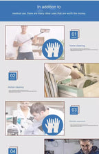 10 pcs Medical Disposable Protective Latex Rubber Gloves For Surgical Examination In Operating Room For Doctor Food Laboratory