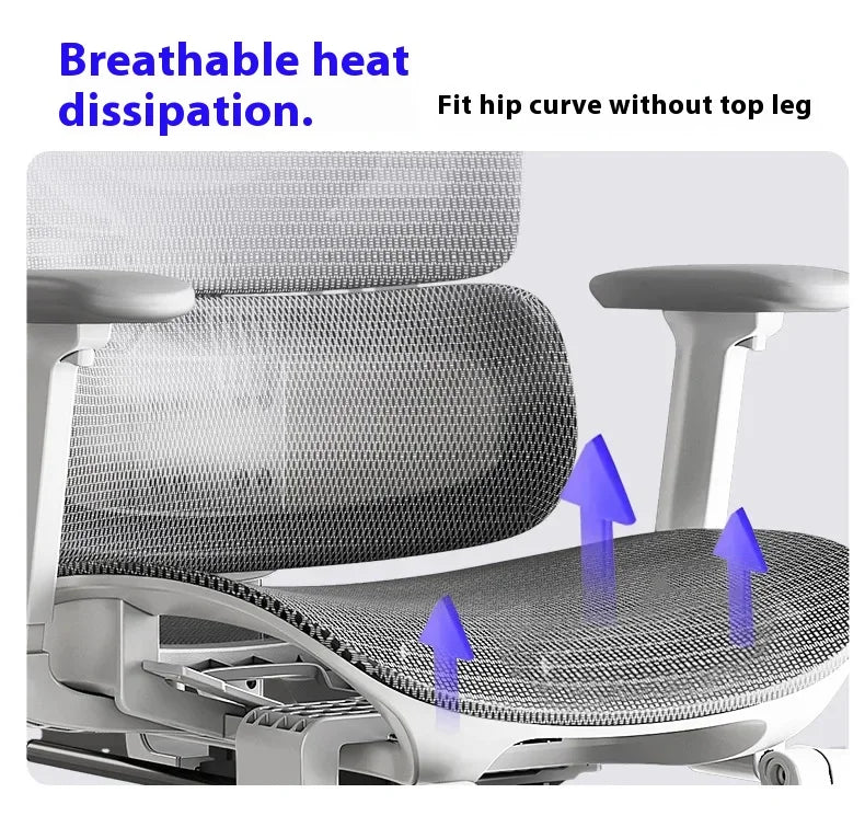 Foot Rest Chair Ergonomic Gaming Chairs Computer Comfortable Wheels Massage Adjustable Sedia Da Ufficio Office Furniture