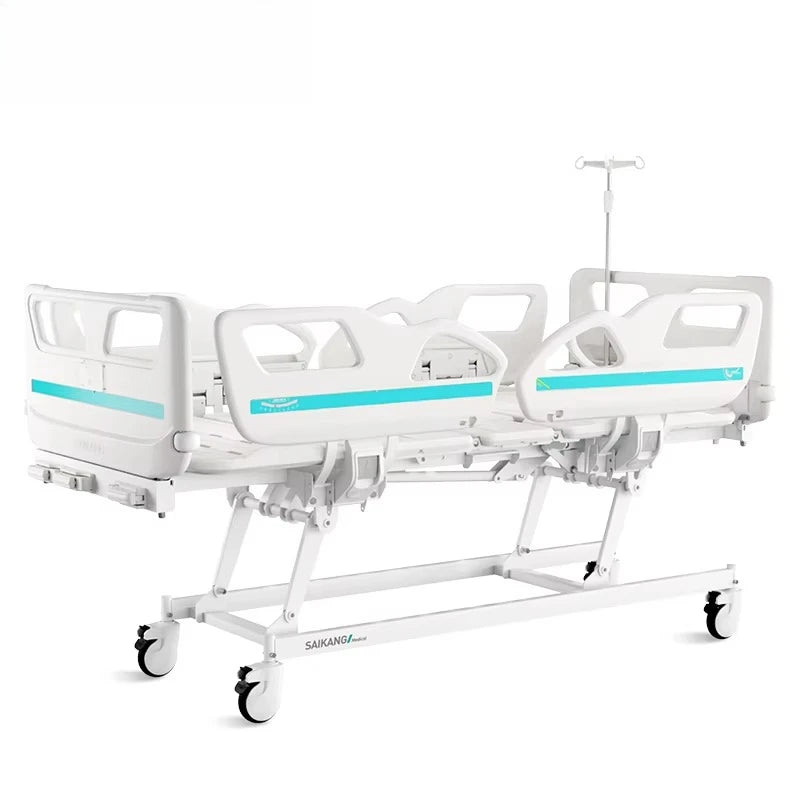 Factory 3 Crank 3 Function Foldable Manual Patient Nursing Medical Hospital Bed Manufacturers