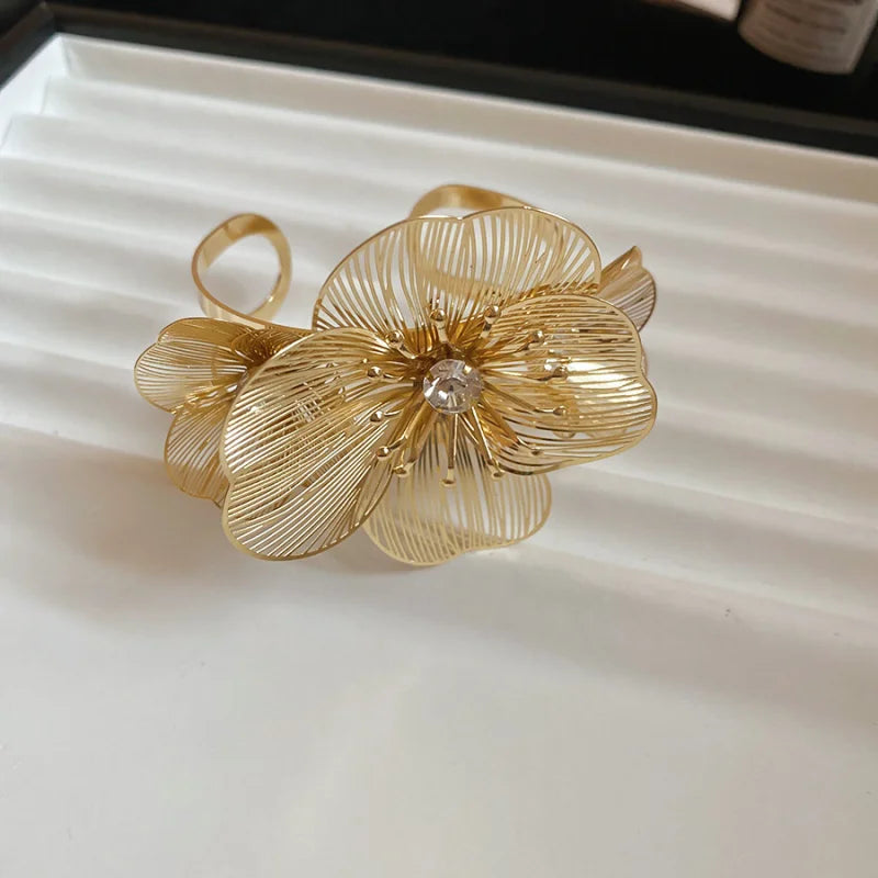 Vintage Flower Drop Earrings