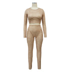 Long Sleeve Bodycon Suit