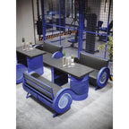 Deck Sofa Quiet Bar Vintage Industrial Style Iron Dining Hot Pot Restaurant Oil Barrel Table and Chair Combination