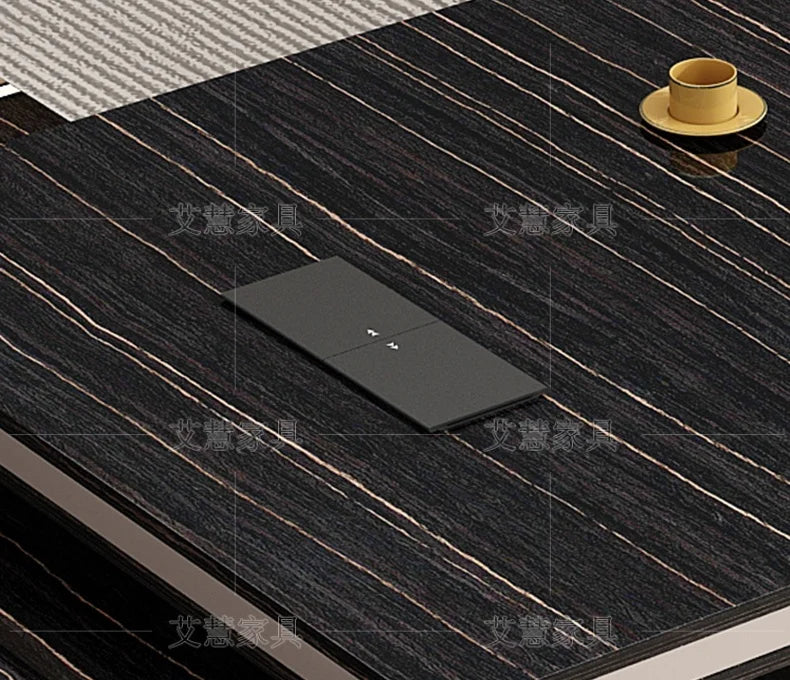 Light luxury boss table, simple modern desk, large desk manager, office desk and chair combination