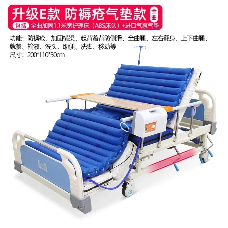 ss newParalyzed Patients Nursing Bed Household Multi-Functional Elderly Therapeutic Bed 1.1 Widened Turn-over Bed with Defecatio