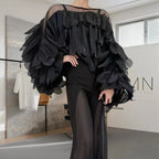 Nice European Chiffon  Blouse