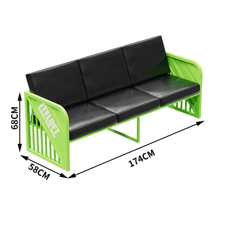 Industrial style Internet celebrity milk tea shop table and chair combination bar hot pot burger hotel coffee western restaurant