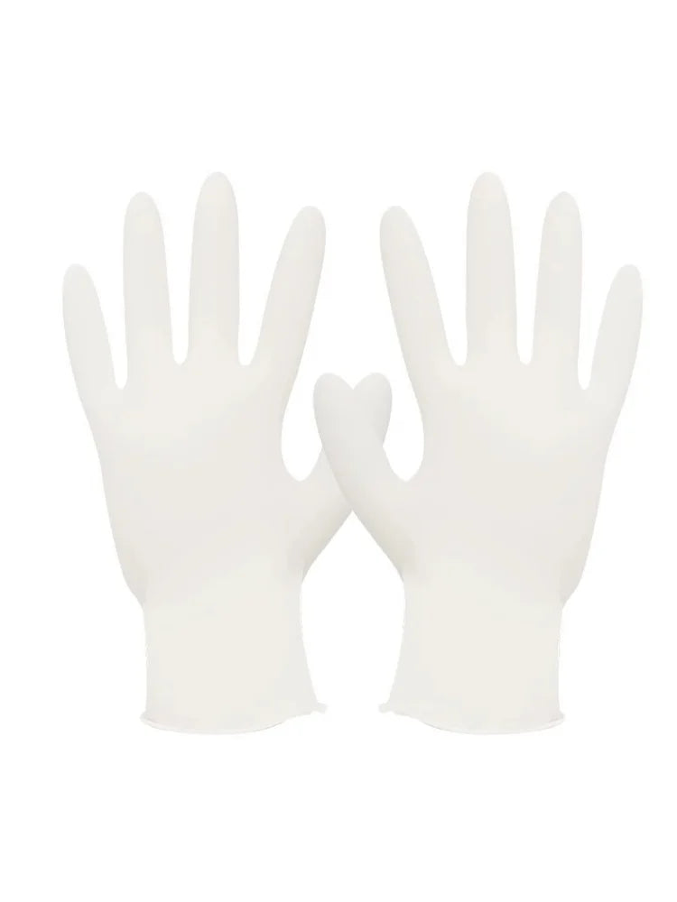 10 pcs Medical Disposable Protective Latex Rubber Gloves For Surgical Examination In Operating Room For Doctor Food Laboratory
