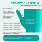 Cofoe 100Pcs Medical Grade Gloves TPE Disposable Gloves Transparent Non-Slip Acid Work Safety Food Grade Household