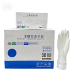 Medical Gloves Disposable White NitrileY86Durable Protective Medical Surgical Inspection Food Grade