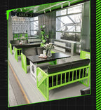Industrial style Internet celebrity milk tea shop table and chair combination bar hot pot burger hotel coffee western restaurant
