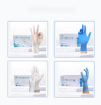 Medical Gloves Disposable White NitrileY86Durable Protective Medical Surgical Inspection Food Grade