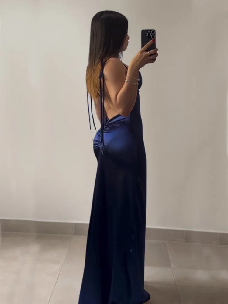 2025 Dress Women Elegant Fashion Beautiful Women's Dresses Party Night Dresses Evening Woman Dresses Y2K Sexy Backless Halter