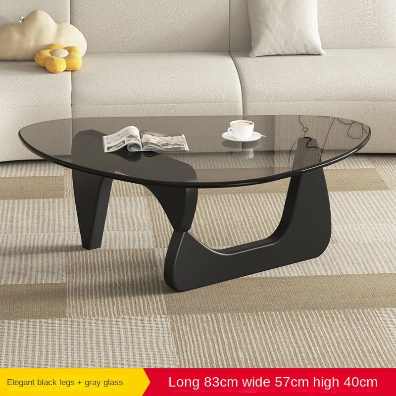 X&D Italian Style Nordic Style Minimalist Coffee Table In Home Living Room Modern And Fashionable Water Droplet Shaped Tea Table