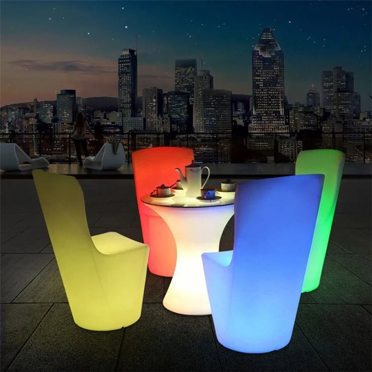 Outdoor Garden Plastic Bar Stool Furniture Table Chair Sofa