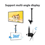 49 55 Inch Fast Food Store Advertising Devise Hanging Lcd Display Wall Mounted Digital Menu Board for Restaurant Shopping Mall