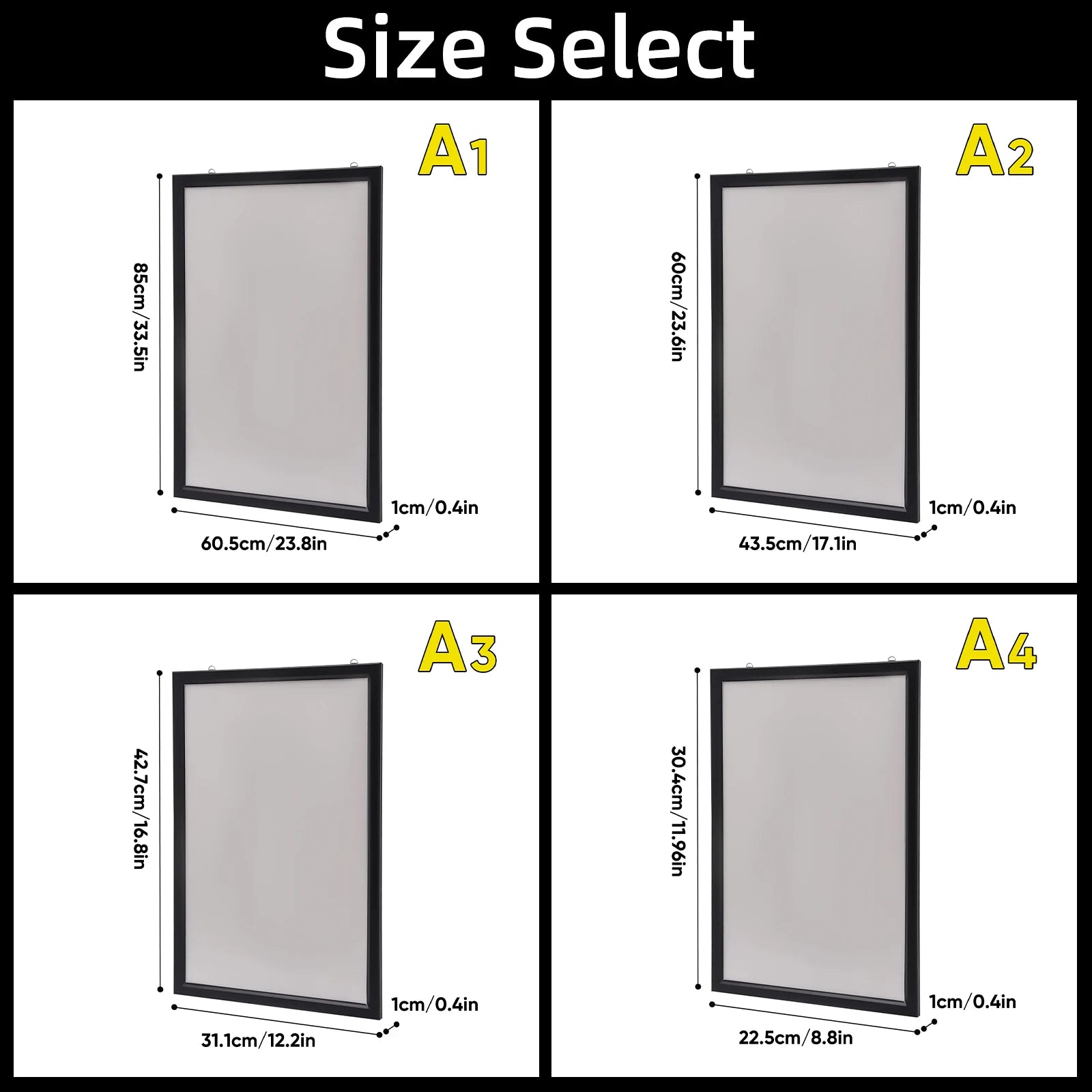 Billboard illuminated led display Menu price list slim advertising movie poster light box