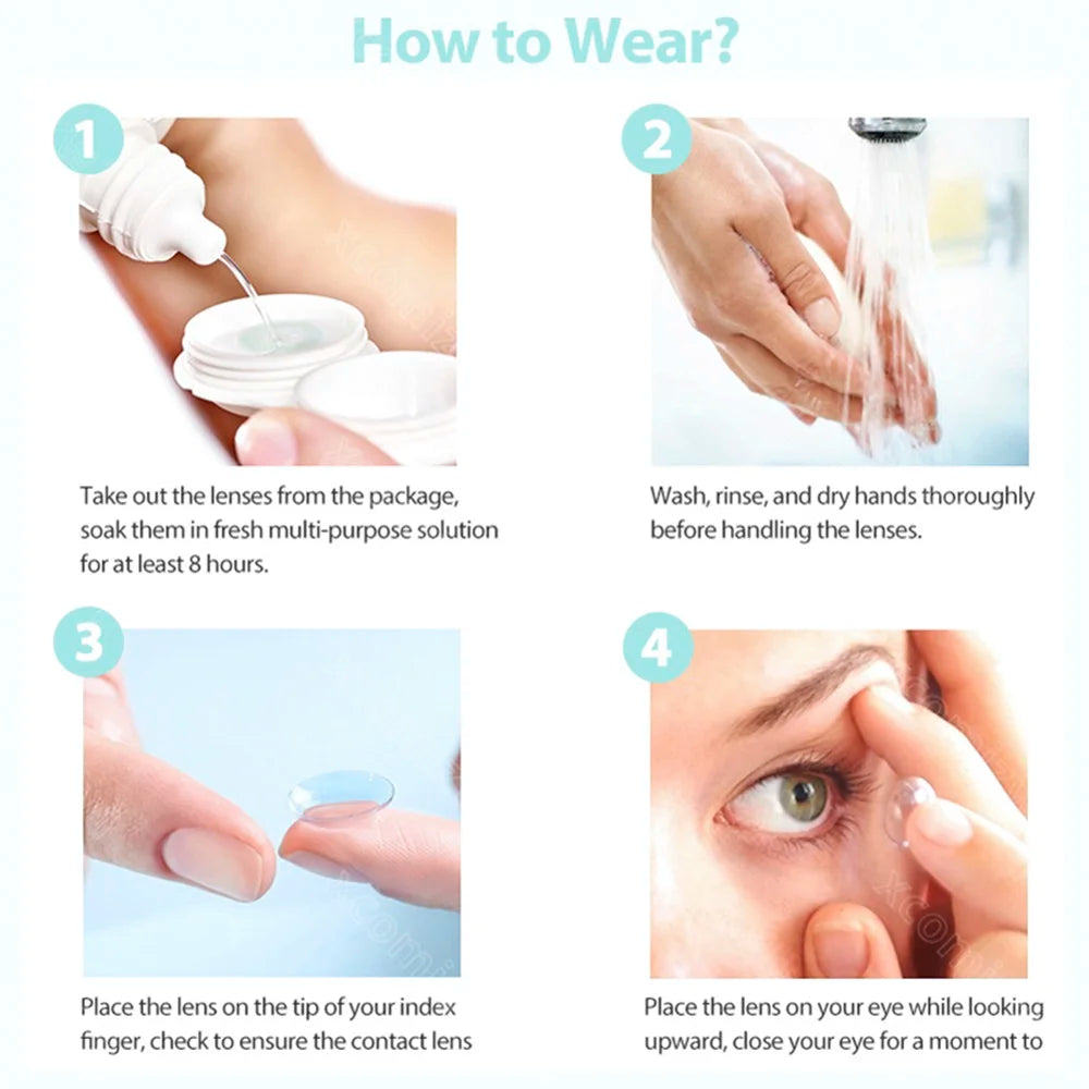 KSSEYE 1Pair Cleopatra 2.0 Series Natural Color Contact Lenses for Eyes Brown Lenses Colorcon Lenses Yearly Beautiful Grey Eyes