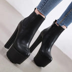 Platform Chelsea Ankle Boots