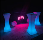 Modern LED Glowing Bar Table Color-Changing Waterproof Light-Up Furniture for Home Hotel Events Garden Wedding Nightclub