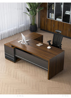 Wooden Boss Table Simple Modern Cabinet Designer Reading Reading Desk Secretary High Quality Art Bureau Meuble Office Furniture