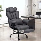 Big and Tall High Back Executive Task Chair Linen Fabric Breathable Keeping you cool Home Office Chairs