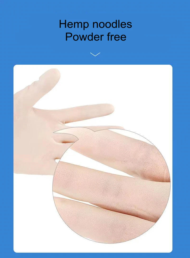 10/20Pairs Disposable Latex Surgical Gloves For Hospital Clinic Surgery Food Processing Laboratory Medical Rubber Sterile Gloves