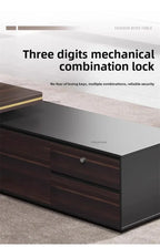 Modern Wooden Boss Office Desks Light Luxury Office Furniture Design with Storage Cabinet Study Desk Commercial President Desk