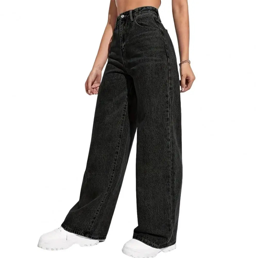 Wide Leg Boyfriend Jeans