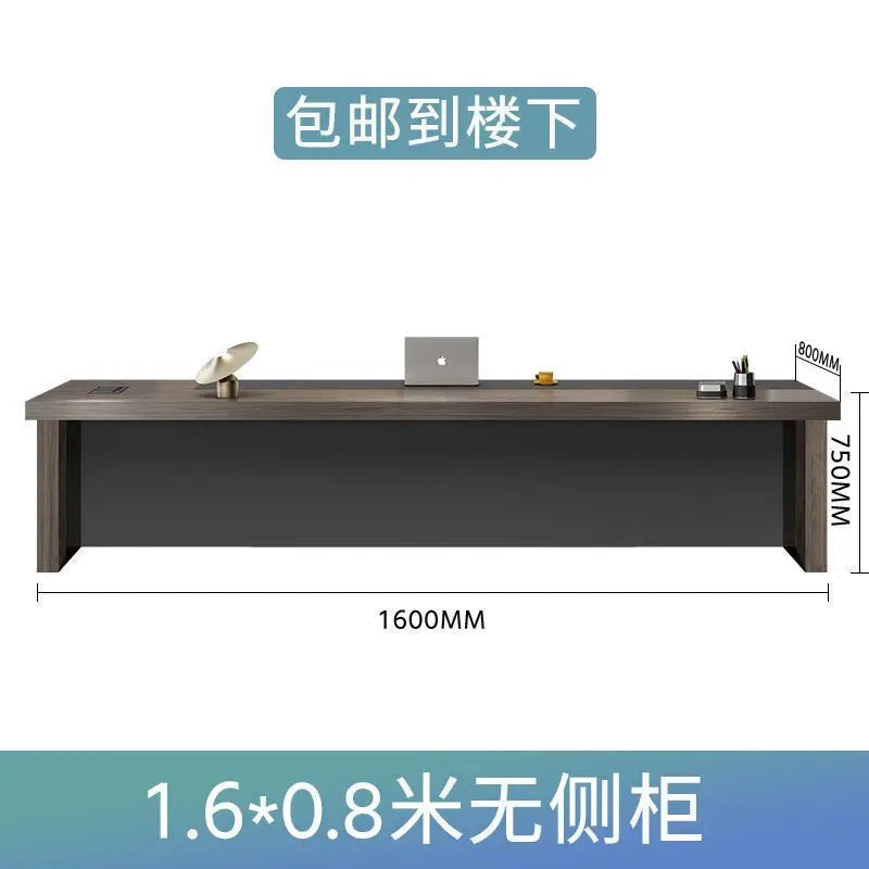 Boss desk light luxury chairperson room manager chair combination simple modern president desk furniture