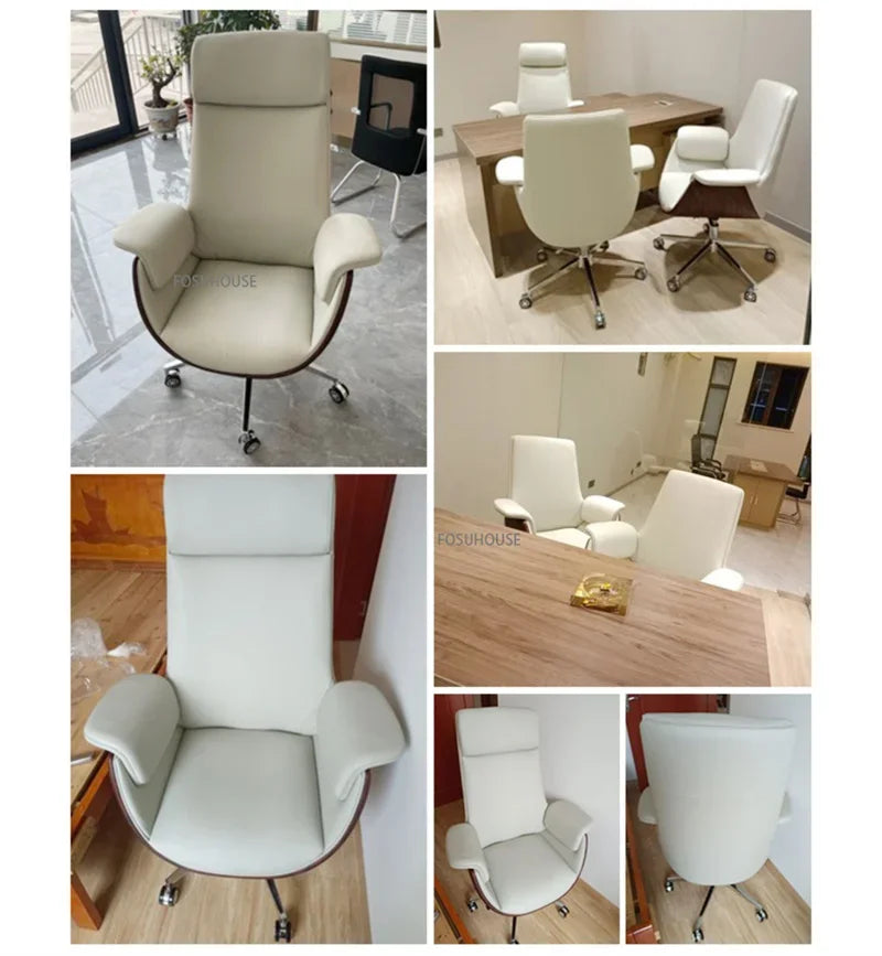Modern Light Luxury Computer Chair Bedroom Comfortable Gaming Chair Lift Swivel Chairs Office Chairs Ergonomic Executive Chair