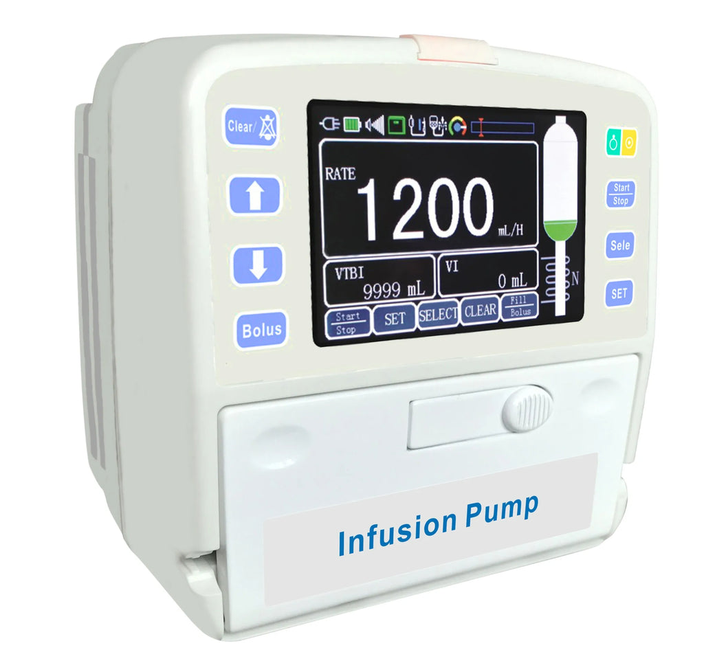 Infusion pump can heat the infusion tube, which can match a variety of tubes, both human and veterinary can be used.