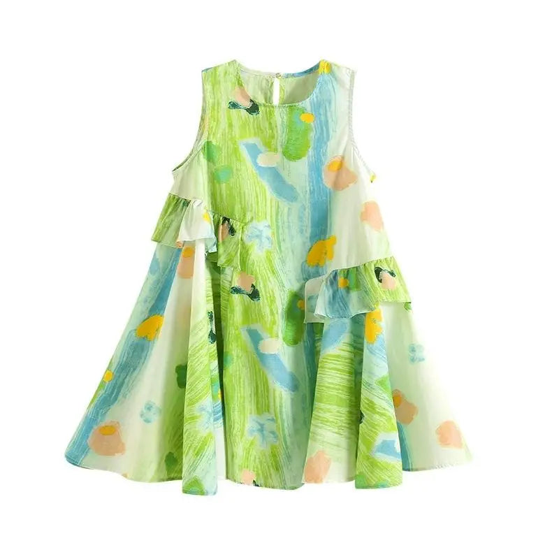 Girl's Summer Dress 2025 New Beach Dress for Summer
