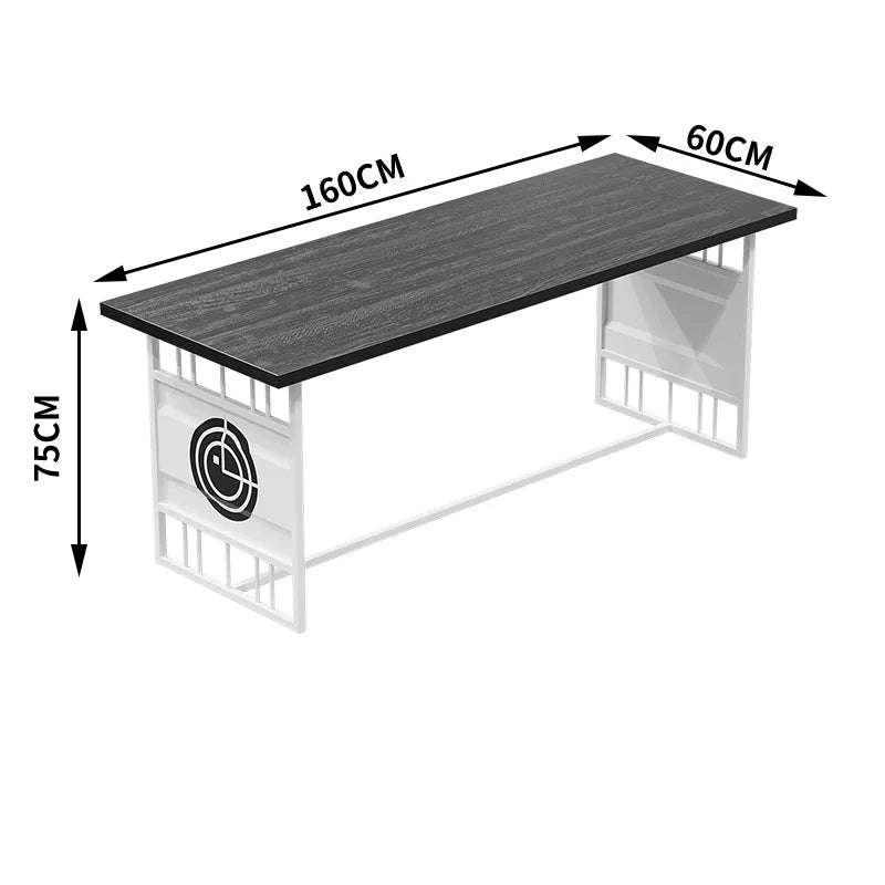 Industrial style Internet celebrity milk tea shop table and chair combination bar hot pot burger hotel coffee western restaurant