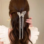 Butterfly Tassel Hair Clip