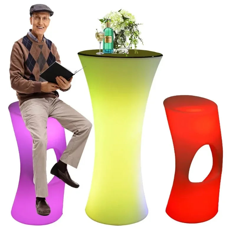 Outdoor Garden Plastic Bar Stool Furniture Table Chair Sofa