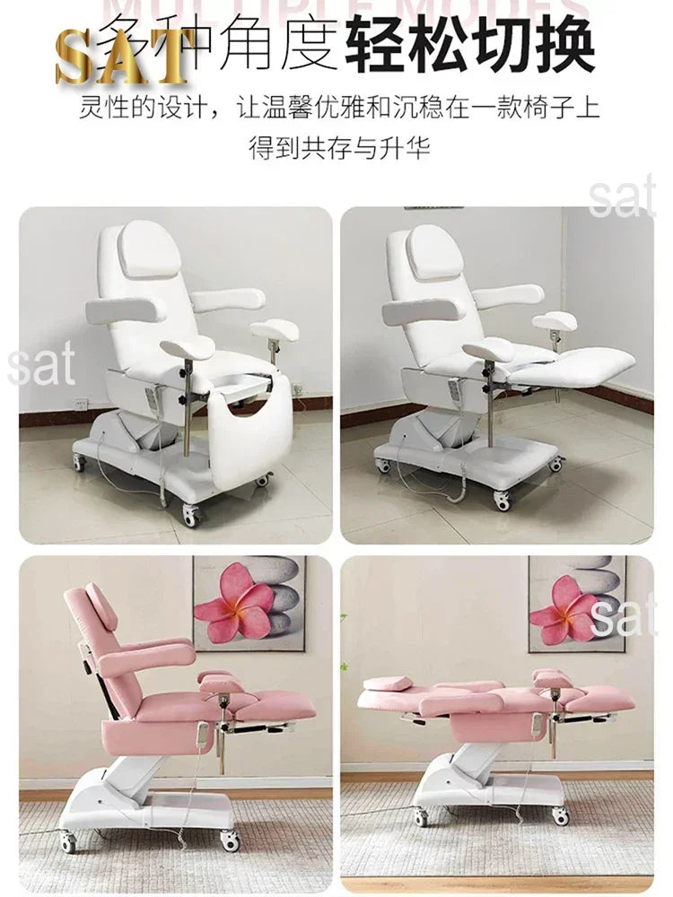 #Gynecology outpatient examination, confinement center, private care, electric beauty medical multi-purpose bed