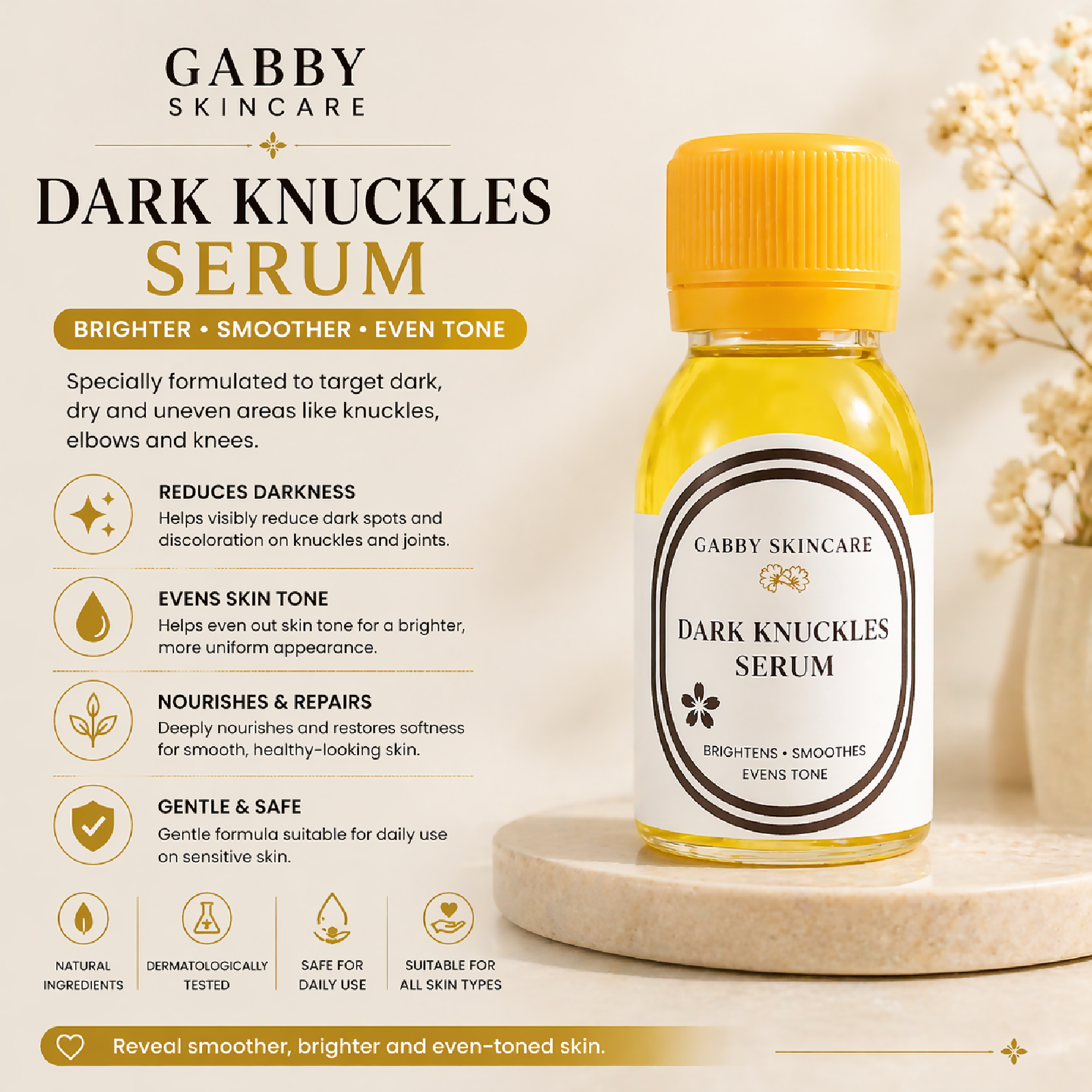 Gabby Skincare Dark Knuckles Serum