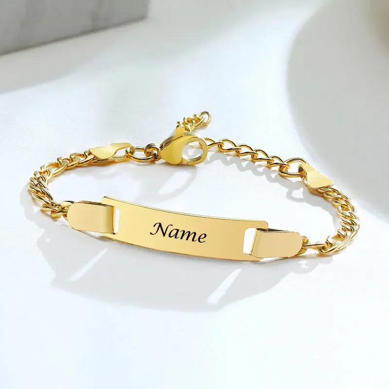 Personalized Baby Name Bracelet
