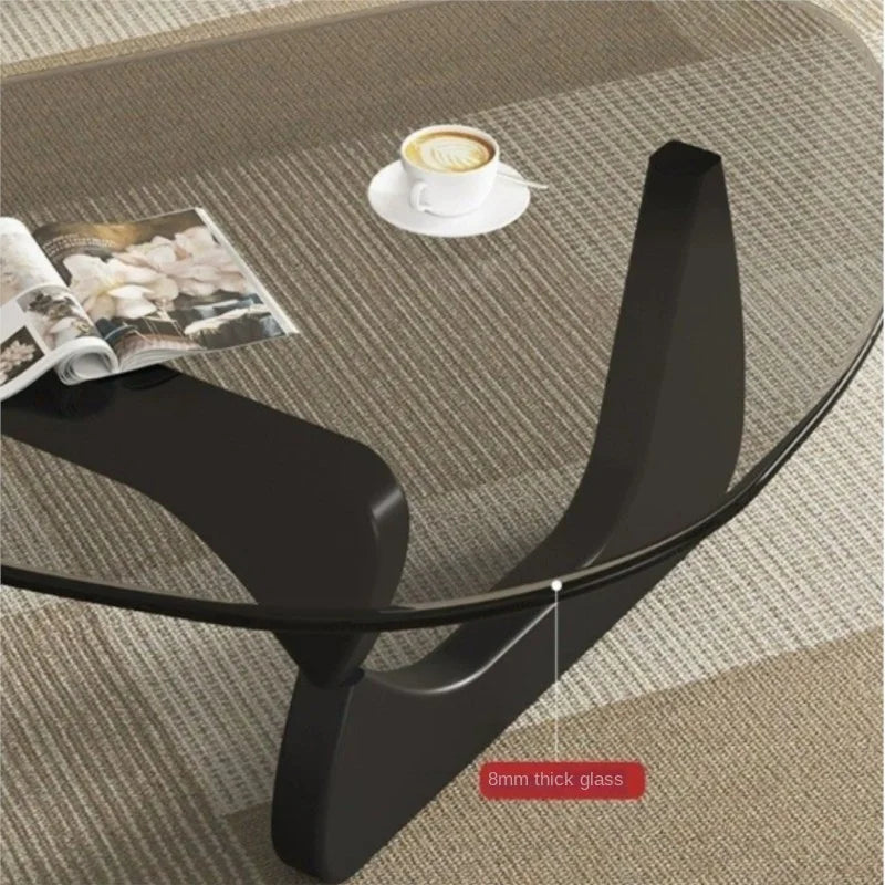 X&D Italian Style Nordic Style Minimalist Coffee Table In Home Living Room Modern And Fashionable Water Droplet Shaped Tea Table