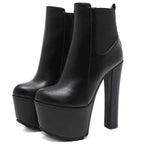 Platform Chelsea Ankle Boots