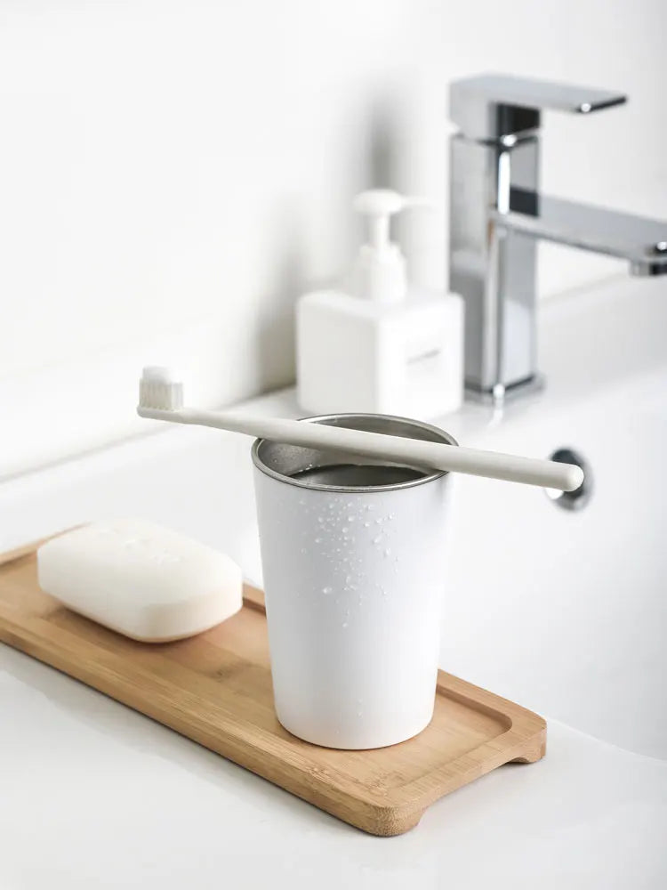 Steel Toothbrush Cup