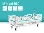 Factory 3 Crank 3 Function Foldable Manual Patient Nursing Medical Hospital Bed Manufacturers